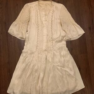 Isabel Marant Etoile Cream Silk Dress